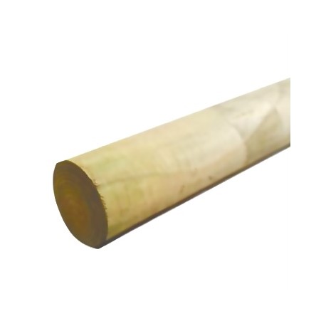 Polín rollizo impregnado de 5" de 2,50 mts